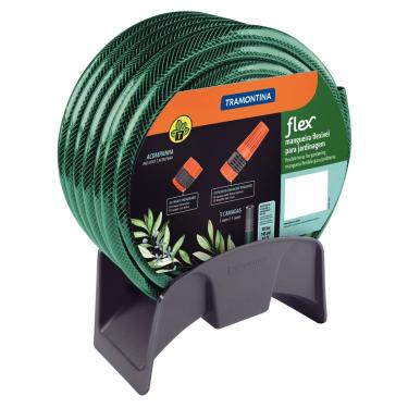 Imagem de Mangueira Flexível Verde 25M Com Acessórios Tramontina