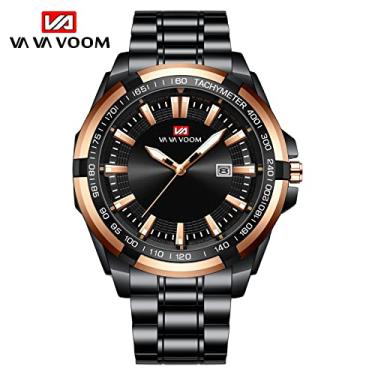 Imagem de JOYID Relógio de quartzo masculino de vidro da moda lazer