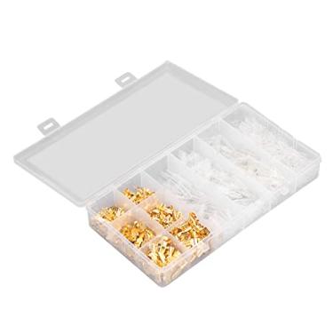 Imagem de Terminal Prensado a Frio, Fiação Fácil, Conectores de Terminal Robustos, Boa Condutividade Elétrica, Bainha Isolada de Latão 600PCS para a Indústria