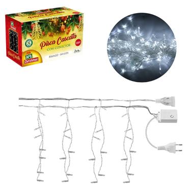 Imagem de Pisca Cascata 150 Led 4,75M Branco 220V