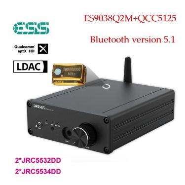Imagem de Adaptador de placa de som USB  decodificador audiófilo  receptor Bluetooth 5.1  suporte APTX-HD LDAC