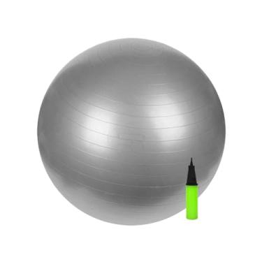 Imagem de Bola Pilates C/Bomba Gym/Fit Ball/Yoga Ginastica 55cm (Cinza)