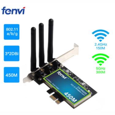 Imagem de Pci Express Adaptador Sem Fio rede Wi-fi Banda Dupla 1200 Mbps