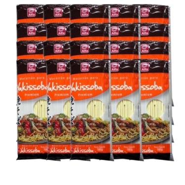 Imagem de Kit C/ 20 Macarrão Oriental Yakissoba Alfa 500g