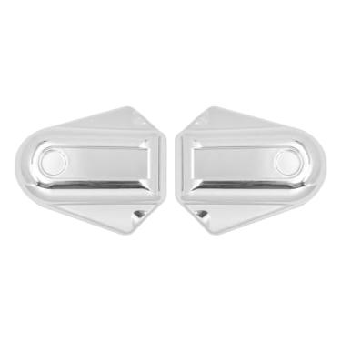 Imagem de Rebacker Capa para Eixo Traseiro de Motocicleta Protetor de Barra ABS para Harley Softail Classic FLSTC Deluxe FLSTN 2008-2016 Cromo