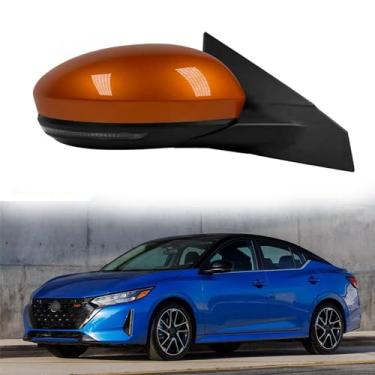 Imagem de Conjunto de espelho retrovisor do passageiro adequado para Nissan Sylphy Sentra 2019 2020 2021 Acessórios de carro Acessórios de espelho retrovisor acessórios de espelho lateral lente ajustável de