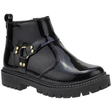 Imagem de Coturno Feminino Sola Tratorada Verniz-Feminino