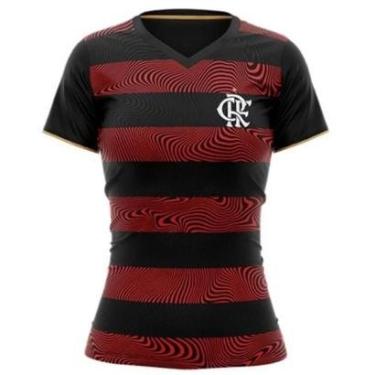 Imagem de Camiseta Braziline Flamengo Brains Feminino-Feminino