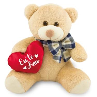 Imagem de Urso Apaixonado de Pelúcia 30cm Amor Anti-alérgico