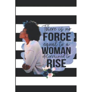Imagem de A Woman Determined: Diário motivacional e inspirador para mulheres e adolescentes: caderno forrado em branco 15 x 23 cm - 100 páginas