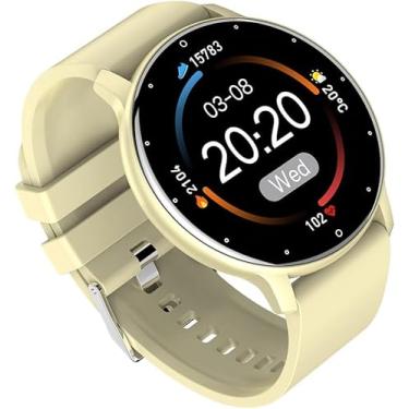 Imagem de Smartwatch Relógio Bluetooth Inteligente IP67 Tela Touch 44mm MyFit PRO 2024 Notificações e Modos Esportes AG-ZL02D LIGE STORE (Amarelo)