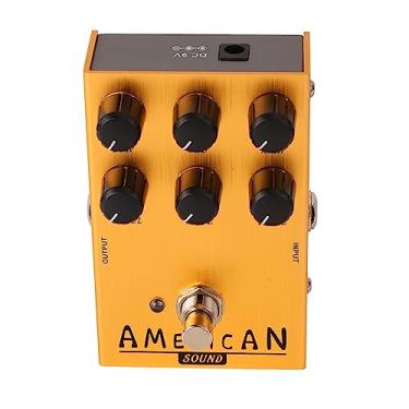 Imagem de Pedal de Guitarra OverdrivePedal de Afinador de Efeito OverdrivePedal de Distorção, Boa Aparência Função Múltipla Liga de Alumínio Efeitos de Guitarra Elétrica Pedal de