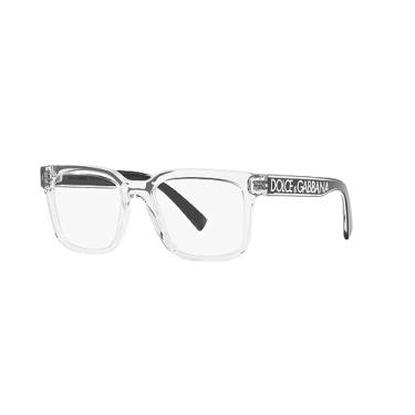 Imagem de Dolce & Gabbana Óculos quadrados de plástico cristal DG 5101 3133 52 mm, Transparente., 52/18/145