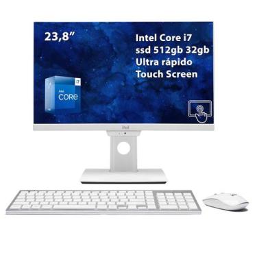 Imagem de Computador touch-screen all in one i7 16gb 512gb branco ital