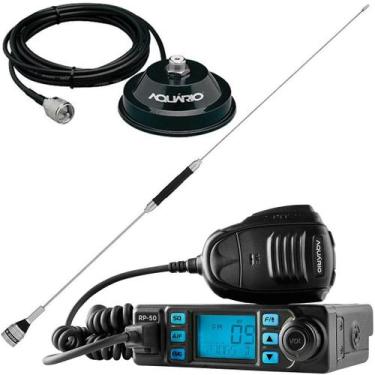 Imagem de Radio Móvel Px 80 Canais Homologado RP-50 Antena Bobinada 67cm B-2050 