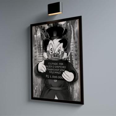 Imagem de Quadro Decorativo Tio Patinhas Black