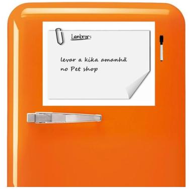 Imagem de Lousa Magnética Imã De Geladeira Porta Recados Lembrar - Intempo Desig