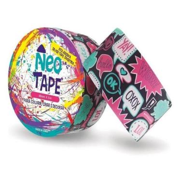 Imagem de Fita Adesiva Silver Tape Estampa Divertida 4,8X5M Balões - Geral