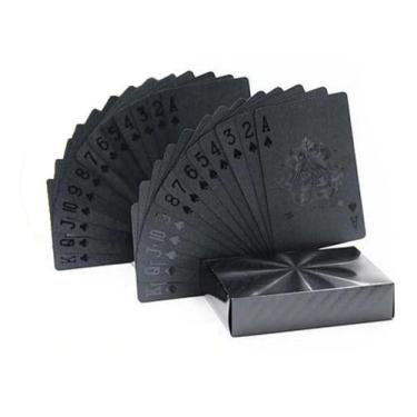Imagem de Baralho Preto Fosco SofIsticado Poker Truco estilo - ZEM