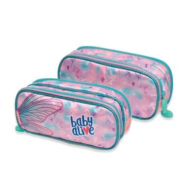 Imagem de Estojo Escolar Duplo Baby Alive Fairies Volta As Aulas - Pacific, Dupl