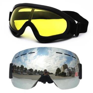 Imagem de Óculos Esqui Jetski Snowboard Proteção Uv Kit Com 2 Unidades - PENDULA