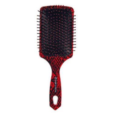 Imagem de Escova de Cabelo Snacke Desembaraçante Raquete - Marco Boni, Vermelho