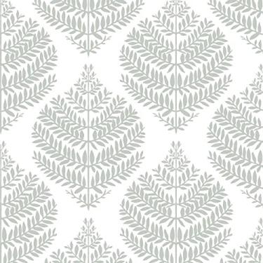 Imagem de RoomMates Papel de parede RMK11511WP Hygge Fern Damask Gray