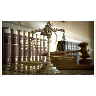 Imagem de Quadro Decorativo Advocacia Direito Advogado Escritórios Salas Moldura