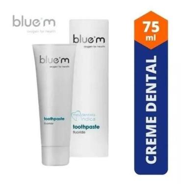 Imagem de Kit 2 Cremes Dental Oxigênio Ativo Sem Flúor Blue M - BLUEM