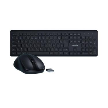 Imagem de Combo com Teclado e Mouse Intelbras CSI50, Sem Fio, Preto