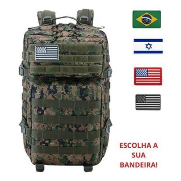 Imagem de Mochila Grande Multiuso Militar Tática Acampamento 50l - Tem Tudo OnLi