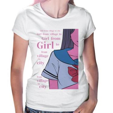 Imagem de Baby Look Girl From Village To City - Foca na Moda, Branco, P