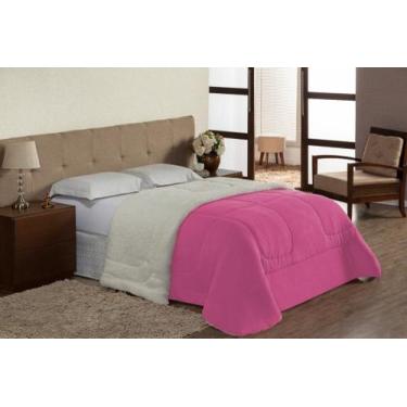 Imagem de Coberdrom Edredom Pele De Carneiro Solteiro Sherpa Macio - Harumi Enxo