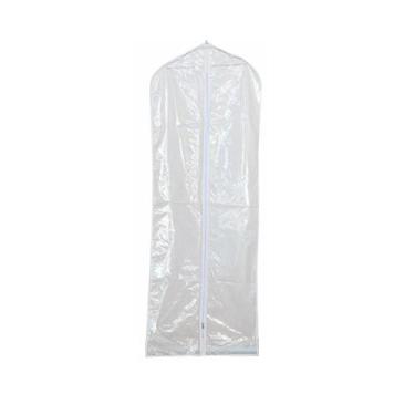 Imagem de Kit 5 Capa Vestido com Zíper 1,05 Para Ternos e Roupas Frente Pvc Cris