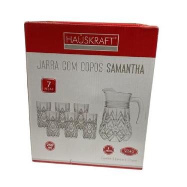 Imagem de Jarra 06 Copos Vdo Samantha Ref CJPS088 - HAUSKRAFT