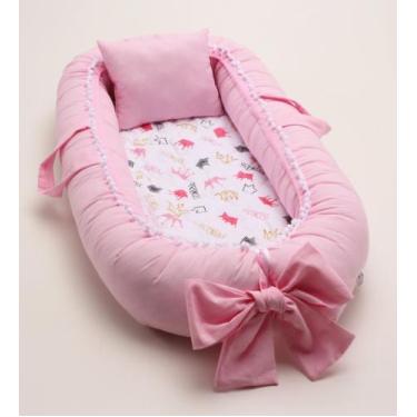 Imagem de Almofada Amamentação + Ninho Redutor Princess + Redutor Bebê Conforto 