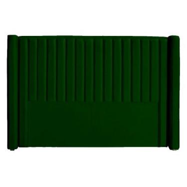 Imagem de Cabeceira Ripada Estofada Para Cama Box Casal King 1.95 - Suede - Sv D