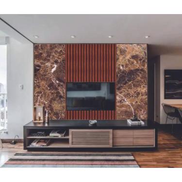 Imagem de Papel de Parede  Marmore e Ripado Tedencia  (folha med. 90x300 cm) - D