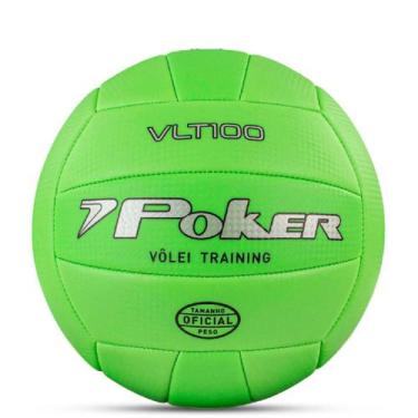 Imagem de Bola De Vôlei Poker Training VLT 100, Unico, Verde