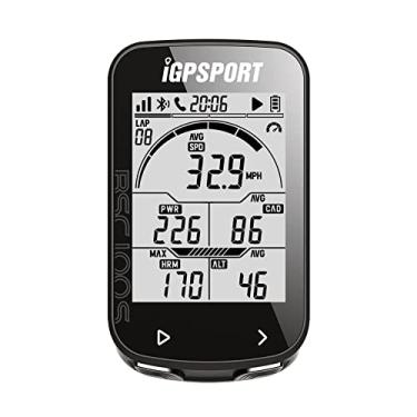 Imagem de iGPSPORT Computador de bicicleta bsc100s gps com tela de 2,6 polegadas, computador de ciclismo ant + à prova d'água sem fio ipx7 velocímetro e odômetro, sensores ant + / ble5.0 e bateria de