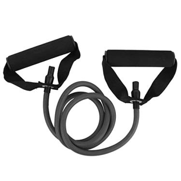 Imagem de Faixa de Borracha Elástica de Resistência, Tubo de Corda para Treinamento, Exercícios Físicos, Ioga, Academia, Preto, Vermelho, Látex, Cinta de Espuma (Preto)