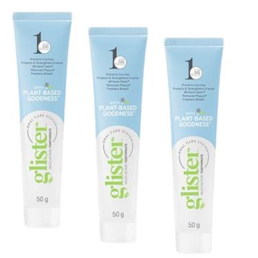 Imagem de Kit c/ 3 Glister Creme Dental 50g à Base de Plantas