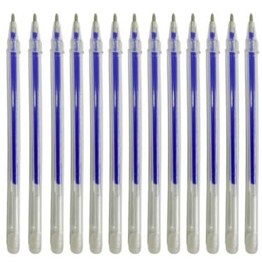 Imagem de Kit Caneta Magica Invisivel Para Tecido Bordado Papel 15 Canetas Fantasminha Coloridas Artesanato Patchwork Costura (Azul)