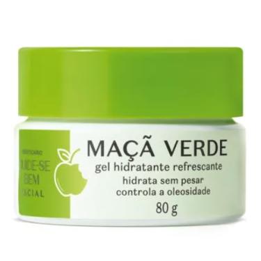 Imagem de Gel Hidratante Refrescante Facial Cuide-se Bem Feira Maçã Verde 80g