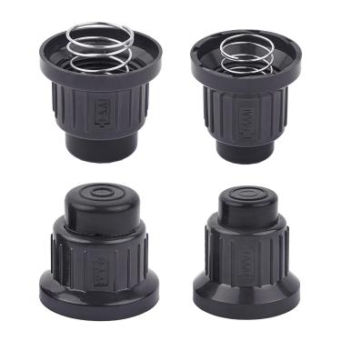 Imagem de Qtcial 4 pacotes de tampas de botão de ignição de bateria AAA e AA, botão de substituição de ignição de grelha com molas para churrasqueira a gás, fogueira, churrasqueira, gerador de faísca de