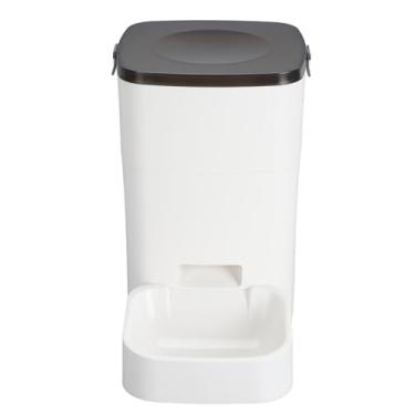 Imagem de Alimentador Automático para Animais de Estimação, Entrega de Alimentos Mais Suave, Controle Remoto Wi-fi, Grande Capacidade para Uso Doméstico (Branco)