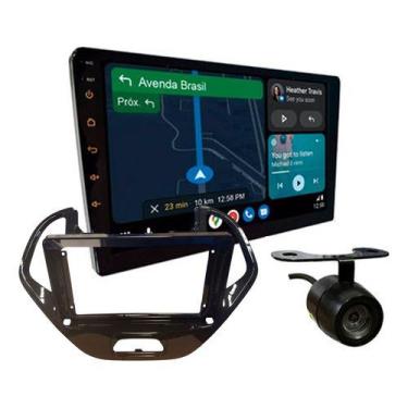 Imagem de Kit central multimidia roadstar 9 pol rs915br android carplay ford ka 