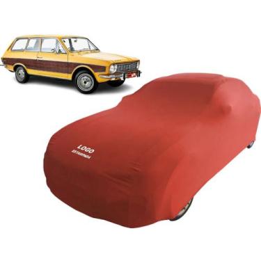 Imagem de Capa Automotiva De Tecido Helanca Carro Ford Belina - Mz, Vermelha