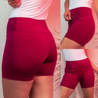 Imagem de Short meia coxa Semi Poliamida P.M.G.GG - Oliver Land, Bordô, P