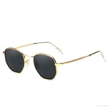 Imagem de Oculos de Sol Unissex Polarizado Design Retro Proteção Uv400 - Kingsev